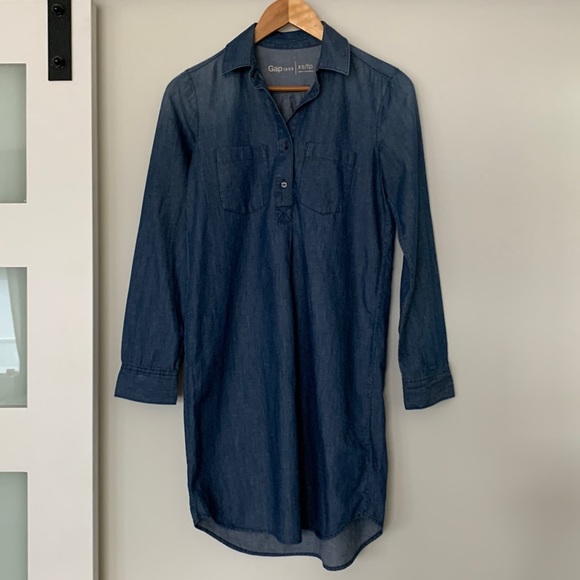 Gap jean shirt dress - Picture 1 of 2